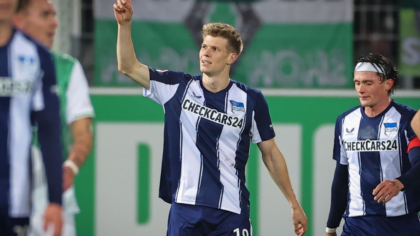 Luca Schuler will seine Torquote in der Rückrunde aufbessern. (Archivbild) Foto: Daniel Karmann/dpa