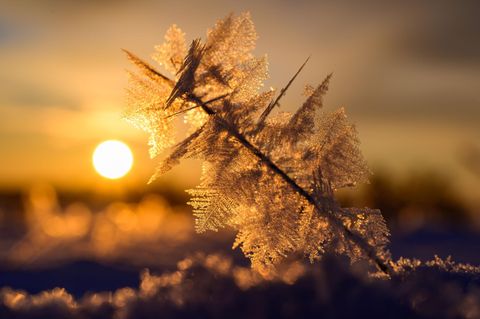Wetterkarte zeigt eisige Temperaturen