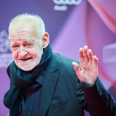 Regisseur Bela Tarr bei der Verleihung des Europäischen Filmpreises 2023 in Berlin