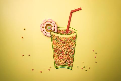 Fotografische Illustrationen zum Thema Zucker