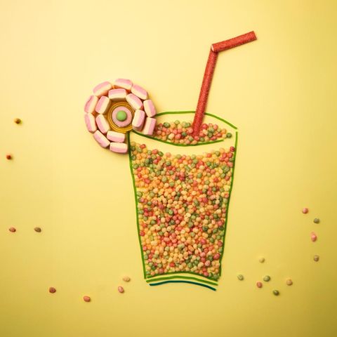 Fotografische Illustrationen zum Thema Zucker