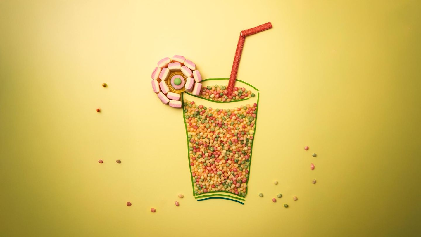 Fotografische Illustrationen zum Thema Zucker