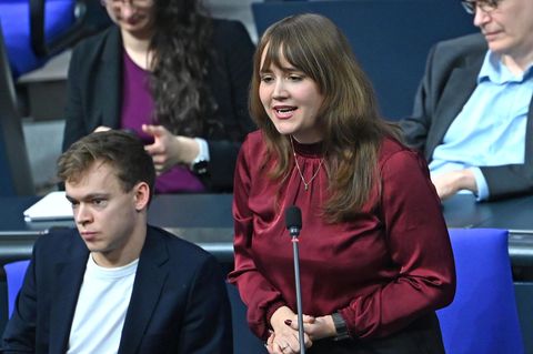 Ricarda Lang im Bundestag