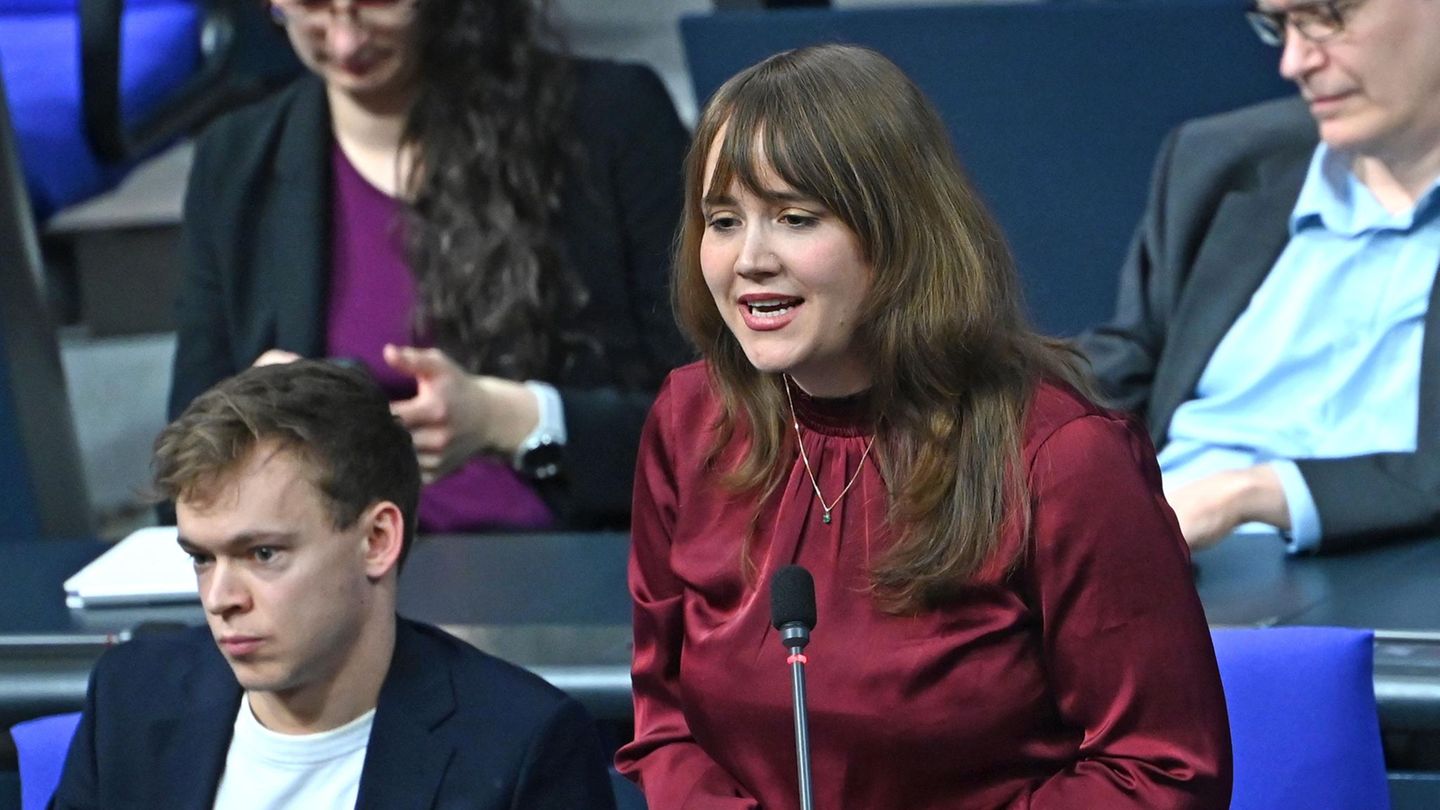 Ricarda Lang im Bundestag