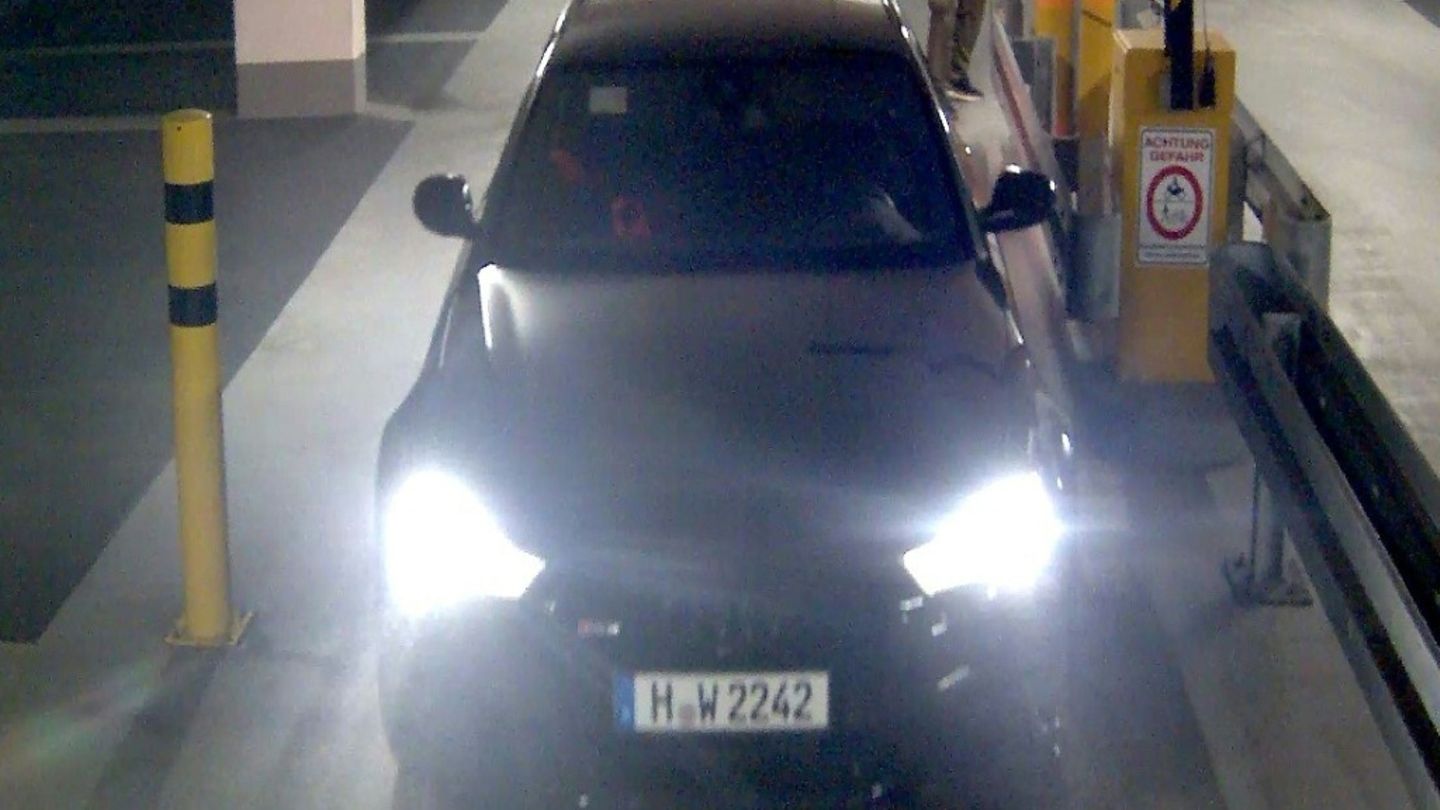 Aufnahme eines Tatfahrzeugs