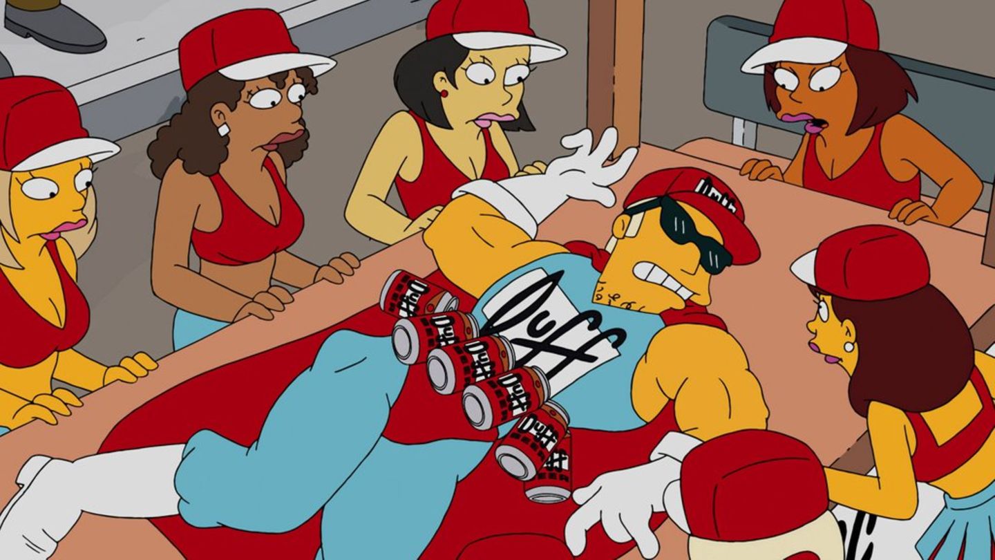 Ist dies das endgültige Ende für Duffman? (Szene aus einer Folge von 2015).