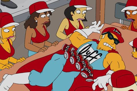 Ist dies das endgültige Ende für Duffman? (Szene aus einer Folge von 2015).