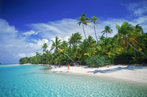 Niue liegt zwischen Fidschi und den auf dem Foto zu sehenden Cookinseln und wirbt mit kristallklarem Wasser. (Illustration) Foto