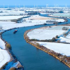 Das Winterwetter hat Teile von Niedersachsen und Bremen in eine weiße Pracht verwandelt. Foto: Sina Schuldt/dpa