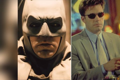 Ben Affleck als Batman von DC (l.) und Marvels Daredevil.