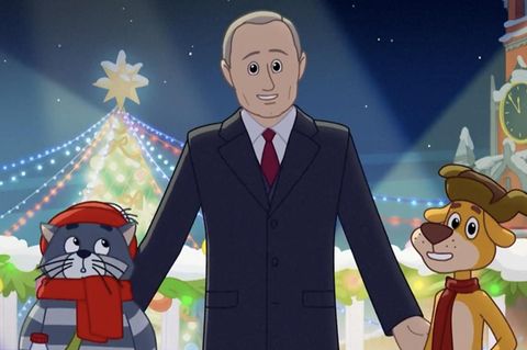 So soll Putin als Zeichentrick-Figur Russlands Image fördern