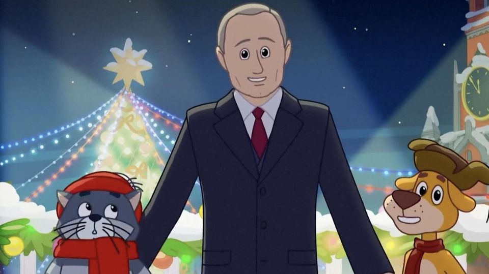 So soll Putin als Zeichentrick-Figur Russlands Image fördern