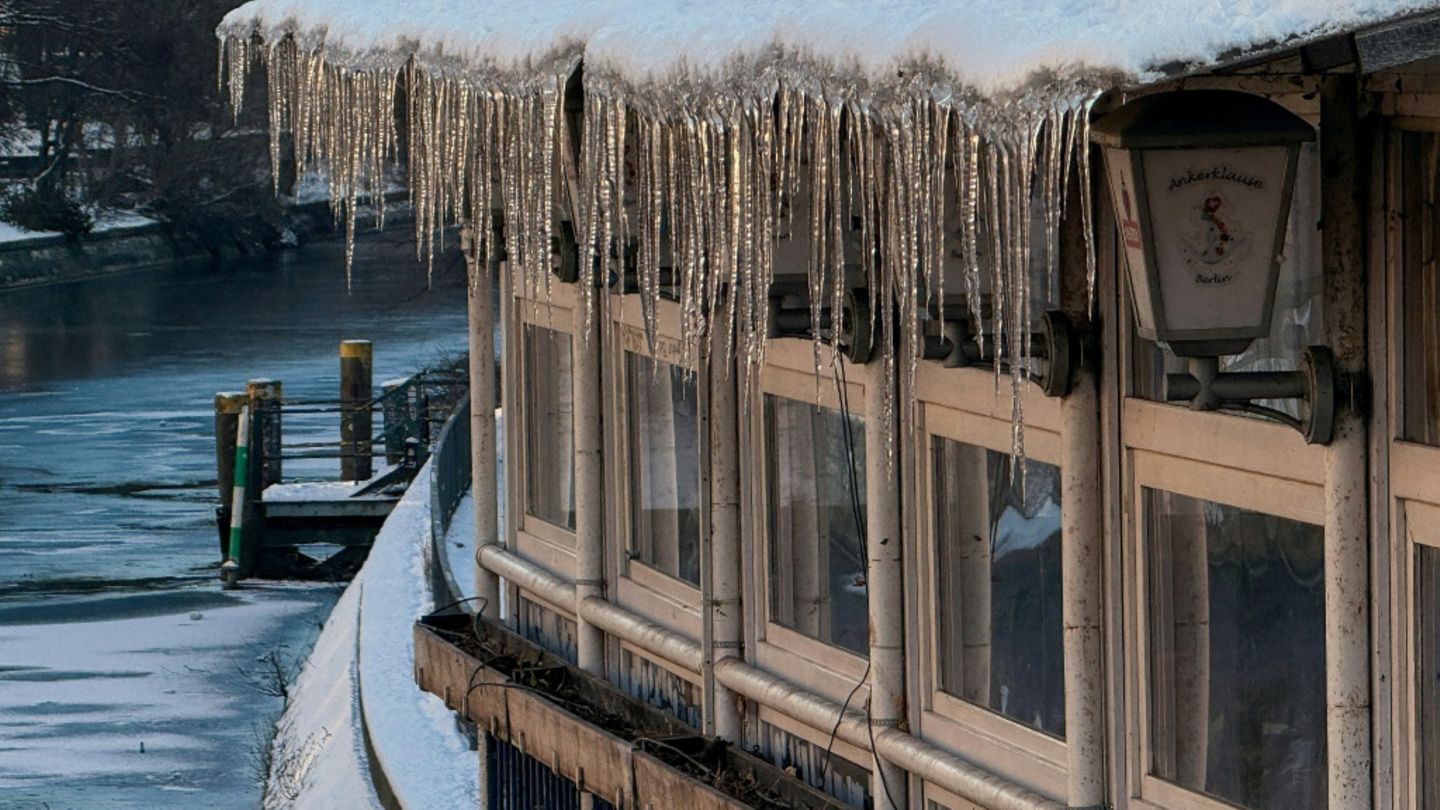 Eiszapfen in Berlin
