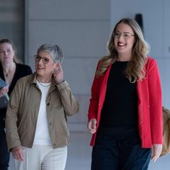 Grüne Fraktionschefinnen Haßelmann und Dröge im Bundestag