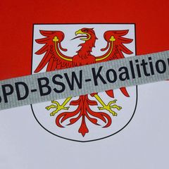 Das BSW bildete in Brandenburg mit der SPD die Regierungskoalition