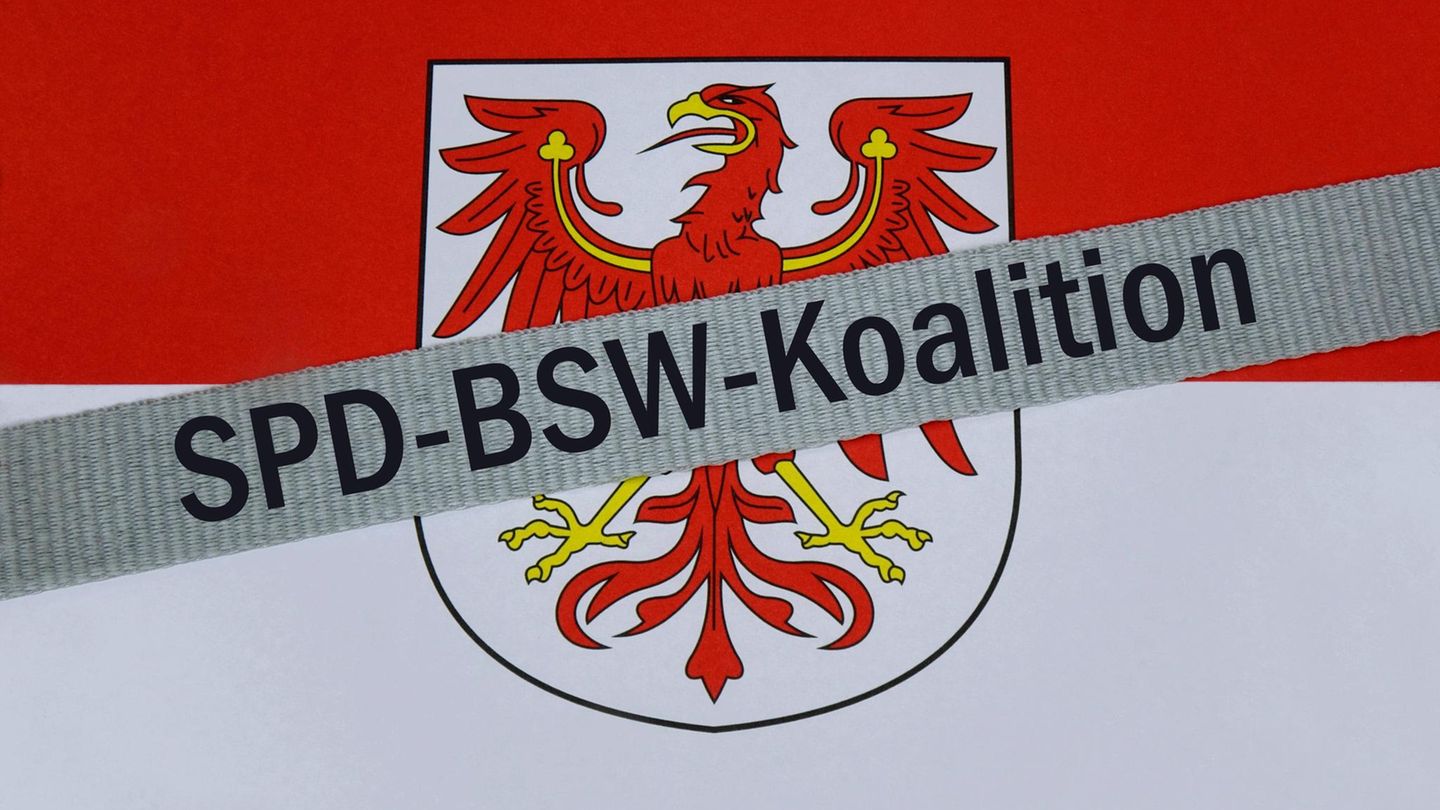 Das BSW bildete in Brandenburg mit der SPD die Regierungskoalition