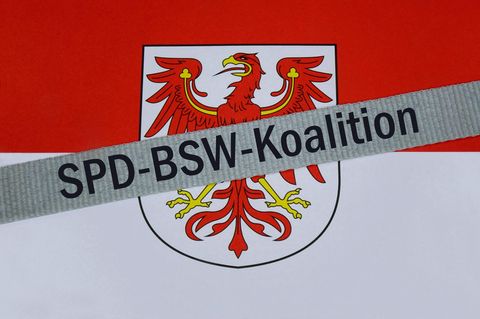 Das BSW bildete in Brandenburg mit der SPD die Regierungskoalition