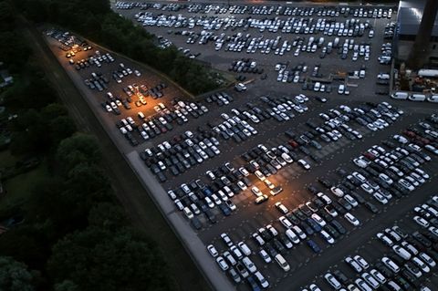 Autos für den Export in Essen