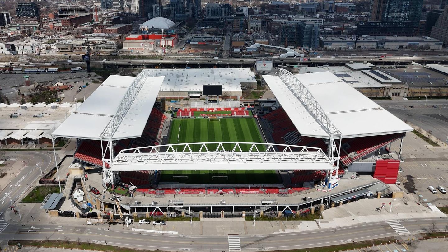 Fußball WM 2026: Das Stadion BMO Field in Toronto