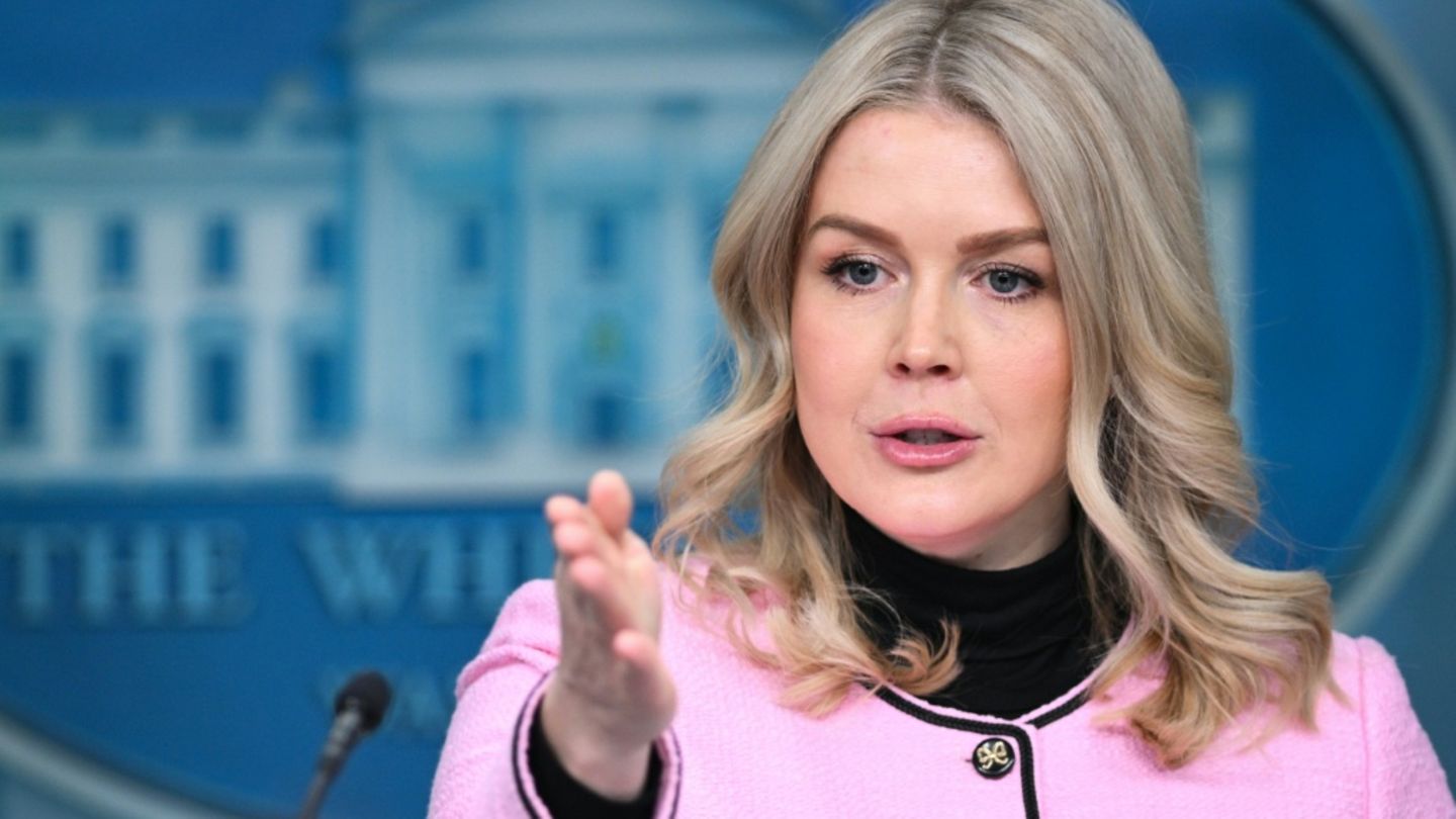 Trumps Sprecherin Karoline Leavitt im Weißen Haus