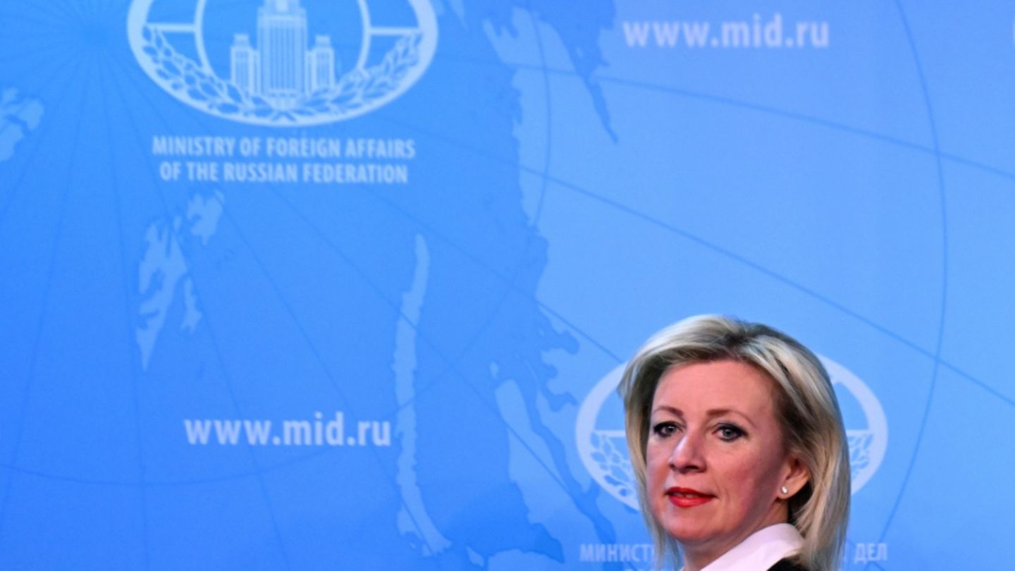 Die russische Außenamtssprecherin Maria Sacharowa