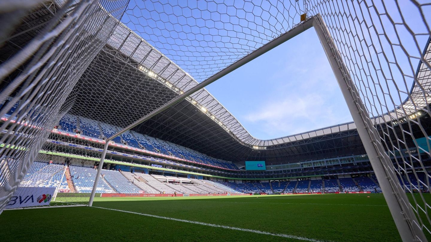 Fußball WM 2026: Das Stadion Estadio BBVA in Guadalupe Mexiko