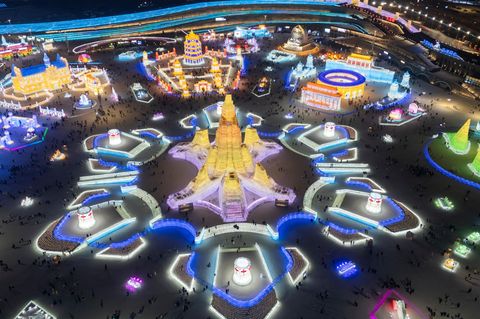 Gigantisches Winterwunder in China – Eis-Festival bricht Rekorde