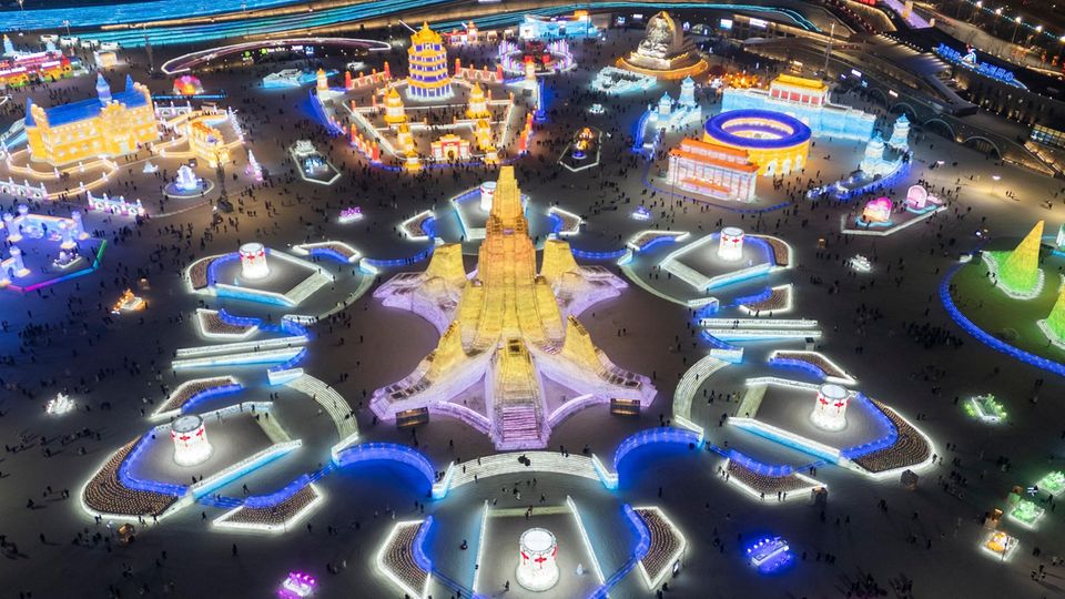 Gigantisches Winterwunder in China – Eis-Festival bricht Rekorde