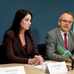 Tabbert und Müller sind aus dem BSW ausgetreten. Foto: Fabian Sommer/dpa