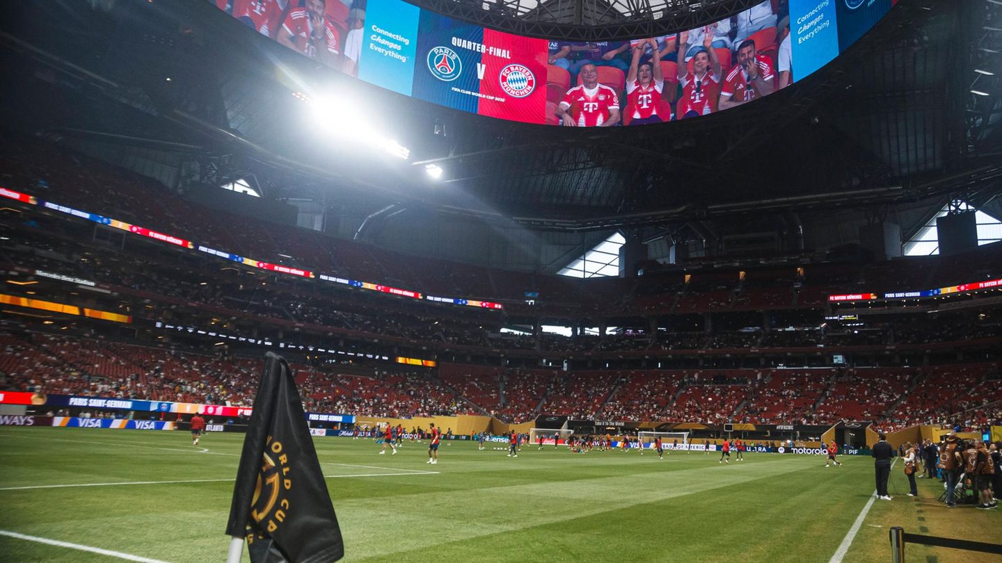 Fußball WM 2026: Das Mercedes Benz Stadium in Atlanta