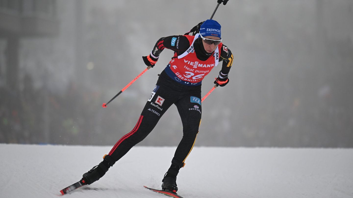 Franziska Preuß war in Oberhof beste Deutsche. Foto: Hendrik Schmidt/dpa