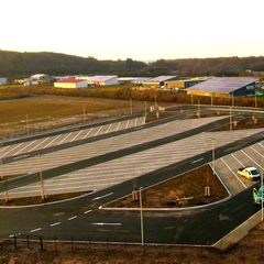 In der Eifel ist ein neuer Sicherheitsparkplatz für Lkw eröffnet worden Foto: -/Bosch/dpa