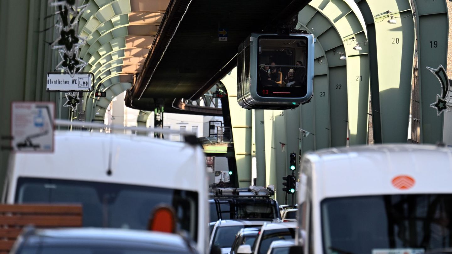 Wuppertal feiert in diesem Jahr das Jubiläum 125 Jahre Schwebebahn. (Archivbild) Foto: Federico Gambarini/dpa