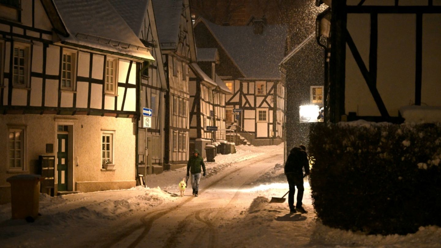 Winterszene in Freudenberg
