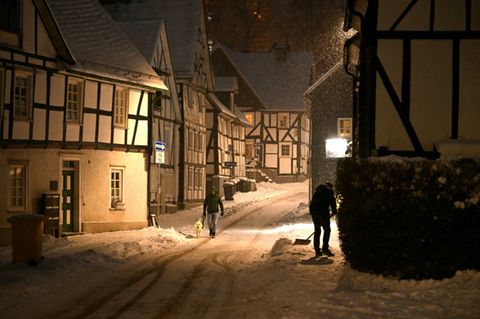 Winterszene in Freudenberg