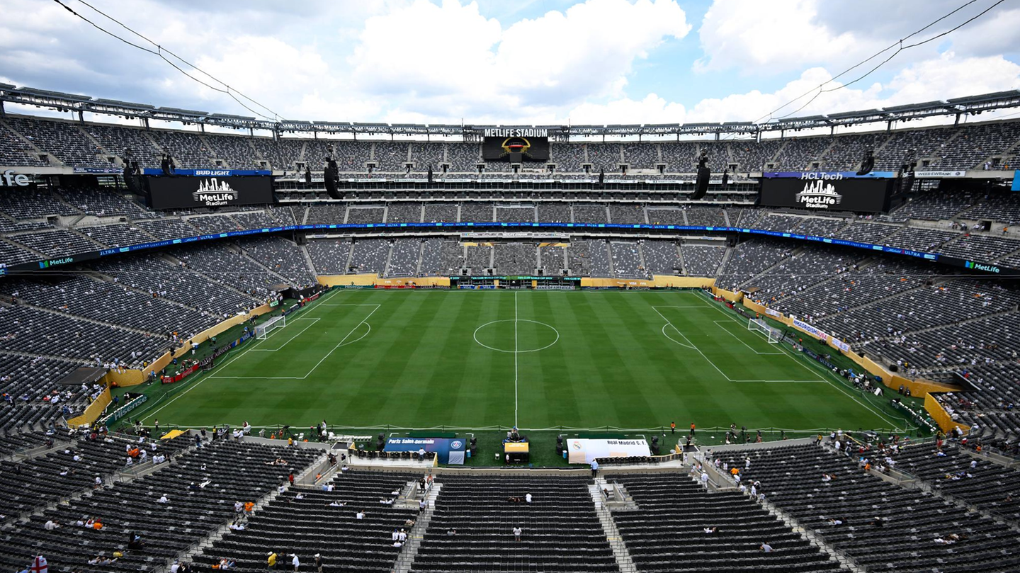 Fußball WM 2026: Das Stadion MetLife Stadium in New York/New Jersey