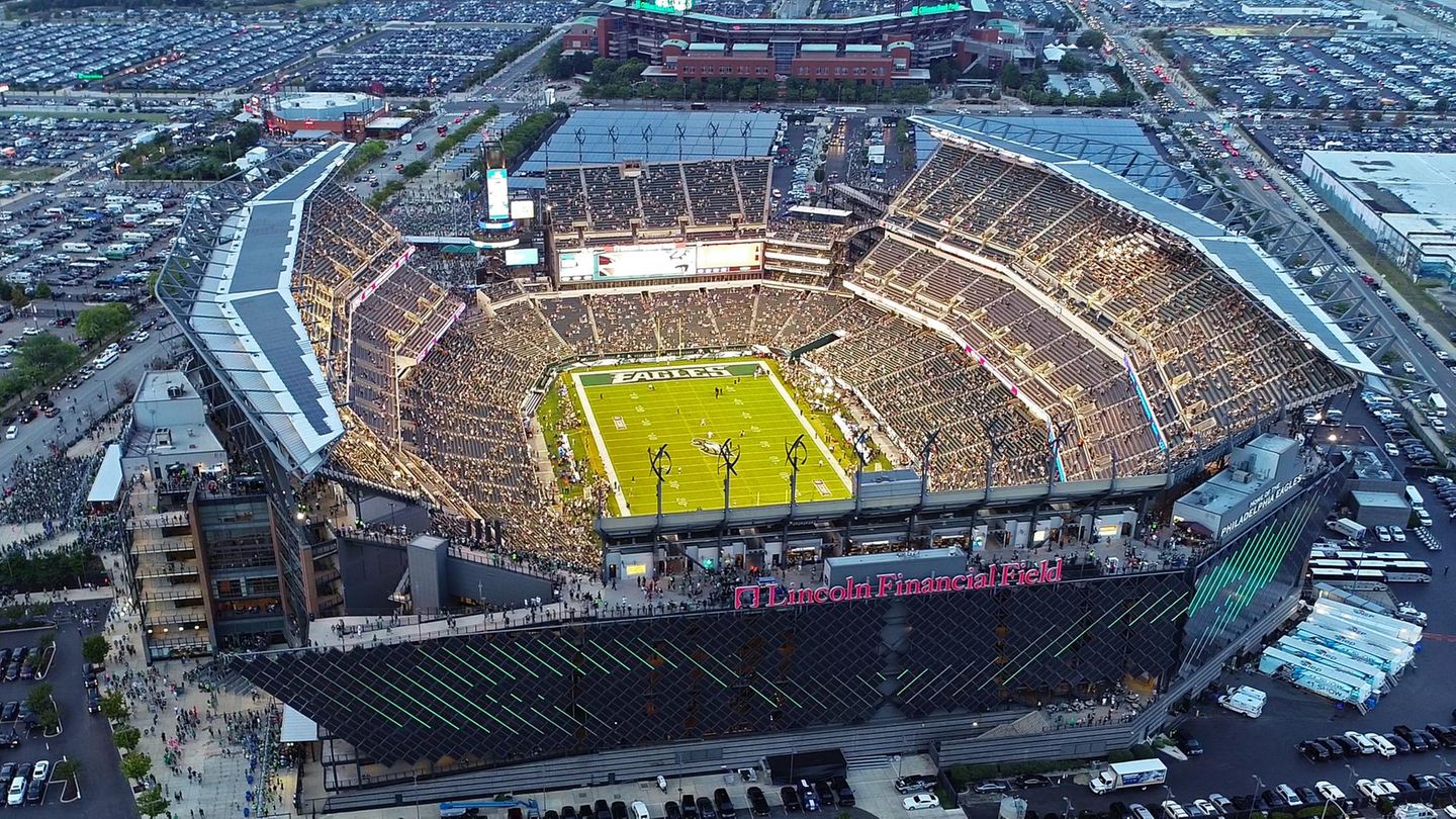 Fußball WM 2026: Das Stadion Lincoln Financial Field in Philadelphia