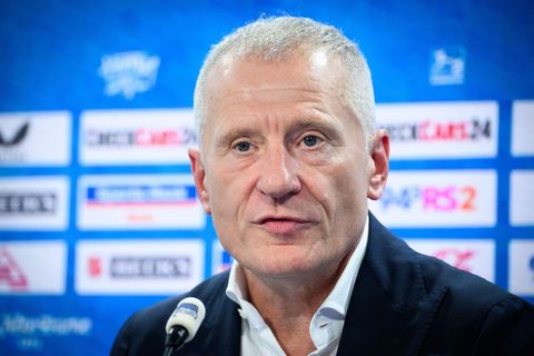 Hertha-Geschäftsführer Peter Görlich glaubt an den Bundesliga-Aufstieg mit Hertha BSC (Archivbild) Foto: Bernd von Jutrczenka/dp