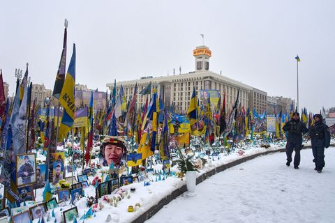 In der ukrainischen Hauptstadt Kiew sollen zehn und mehr Grad Frost herrschen. Foto: Efrem Lukatsky/AP/dpa