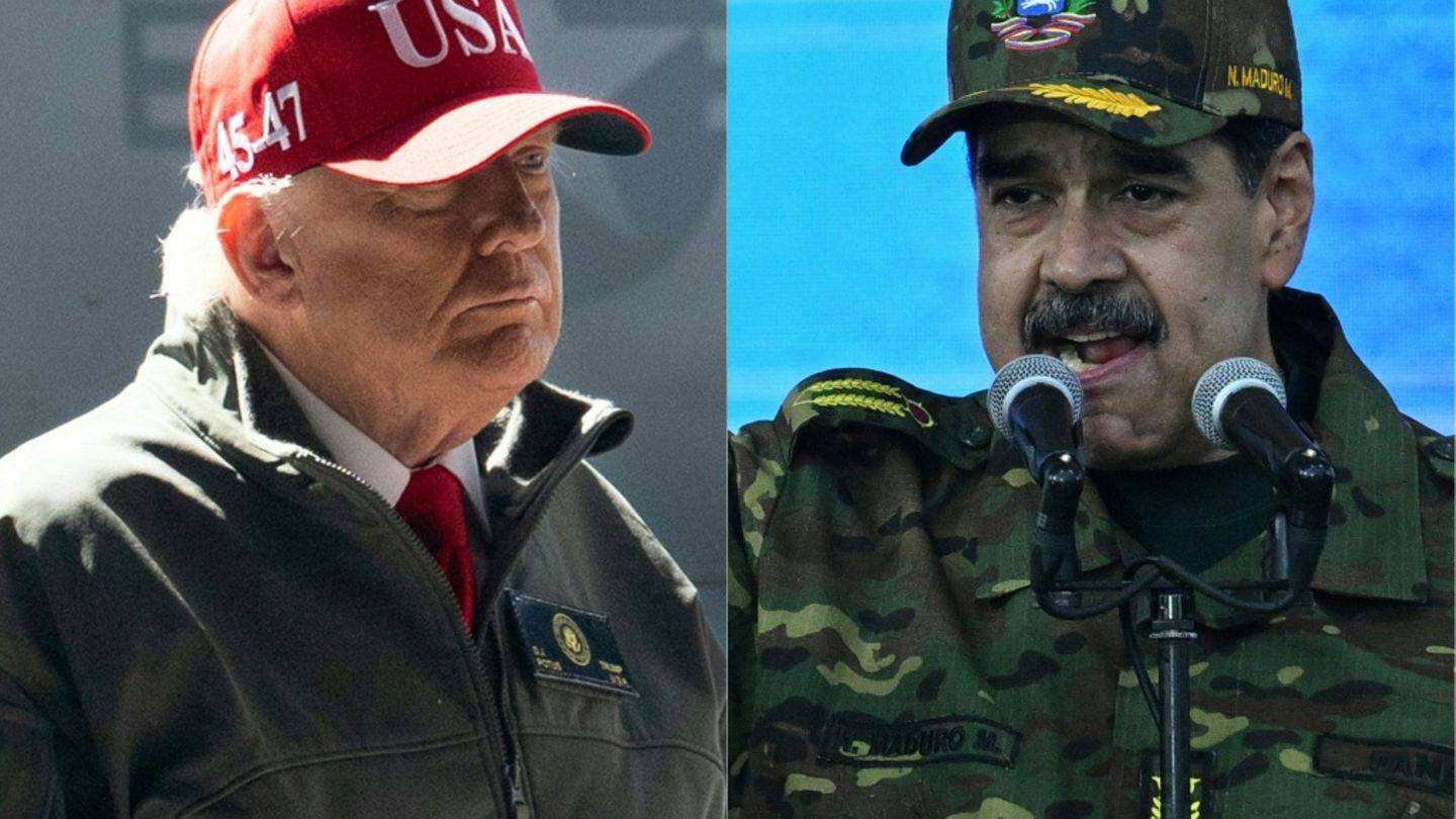 Donald Trump und Nicolás Maduro