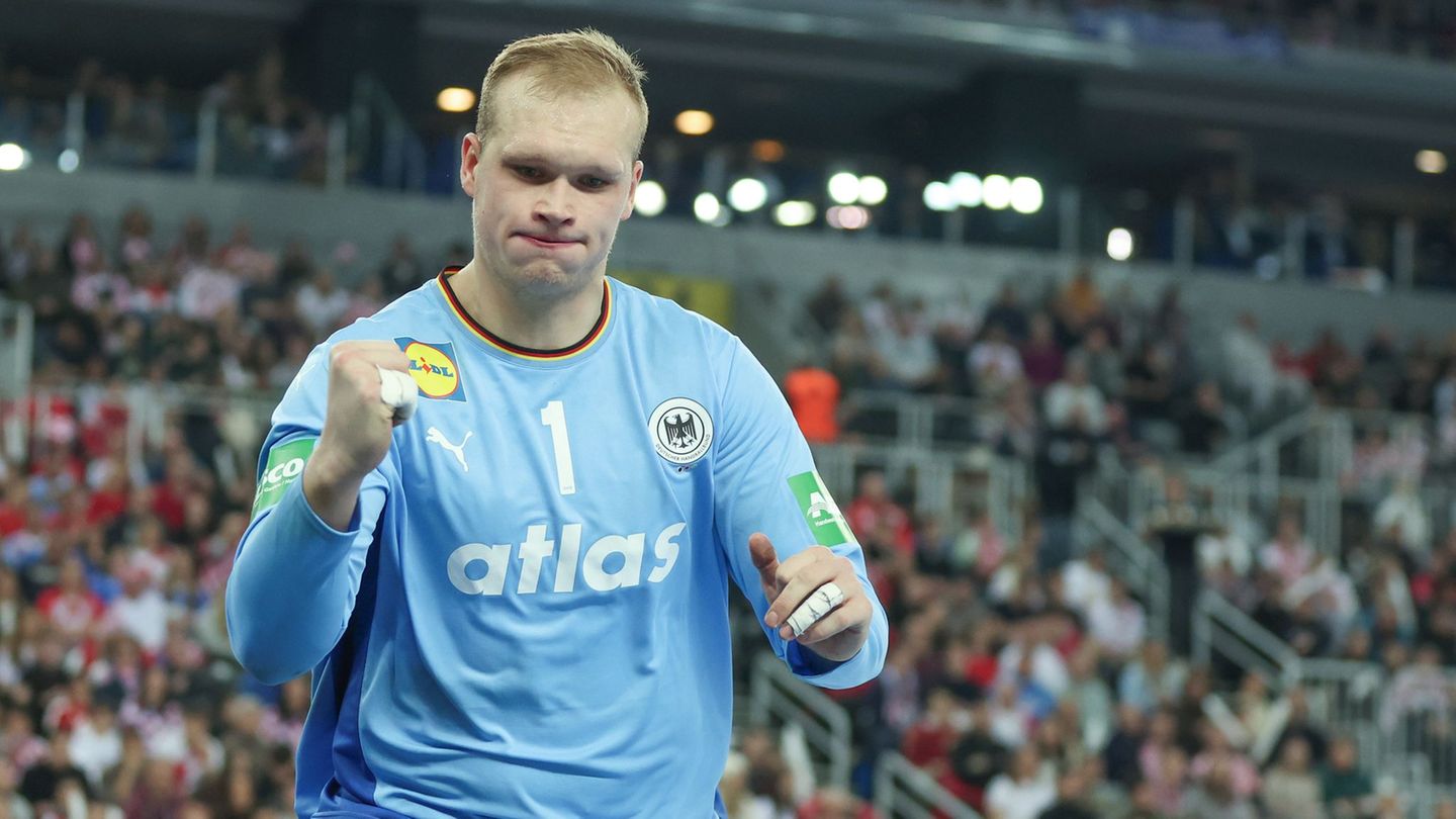 Handball-Torwart David Späth