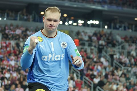 Handball-Torwart David Späth