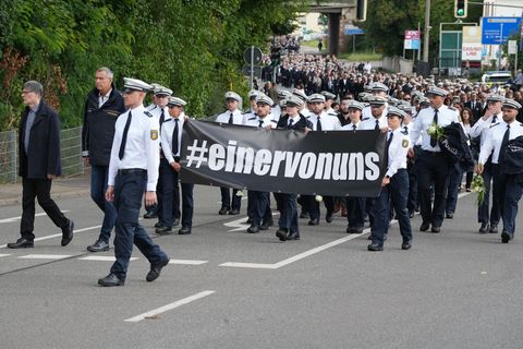 Die tödlichen Schüsse auf einen Polizisten in Völklingen lösten bundesweites Entsetzen aus. (Archivbild) Foto: Patrick von Frank