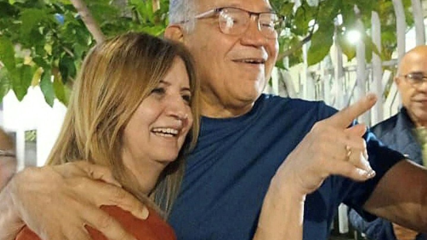 Enrique Márquez und seine Frau