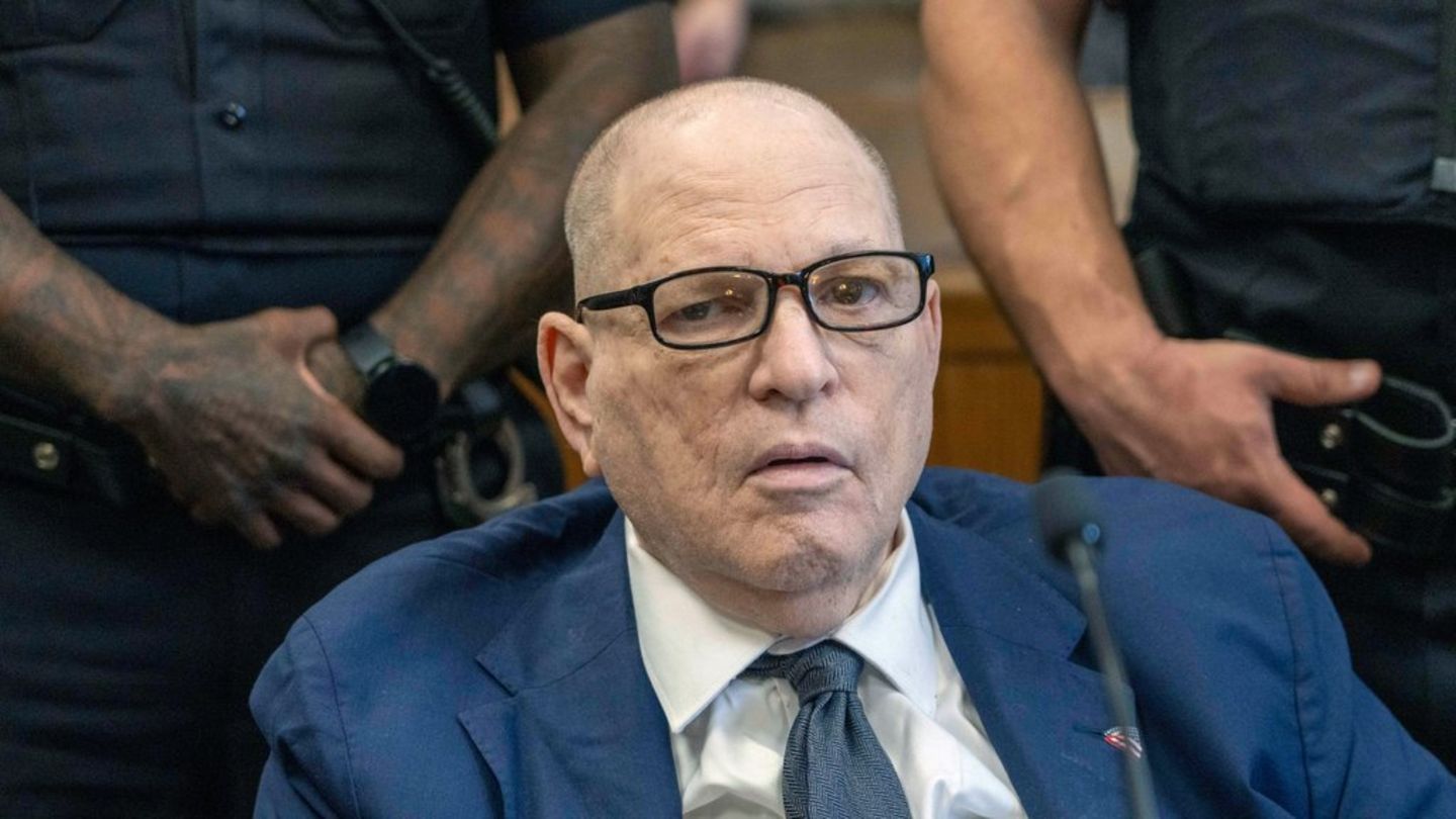 Der schwer gezeichnete Harvey Weinstein am Donnerstag vor Gericht.