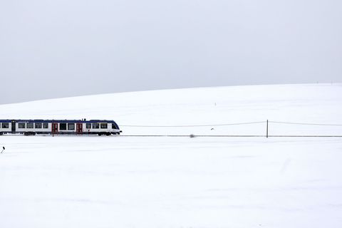 Im Freistaat hat es vielerorts geschneit. Foto: Karl-Josef Hildenbrand/dpa
