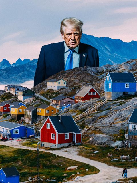 Trump blickt auf Grönland