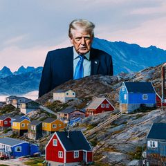 Trump blickt auf Grönland