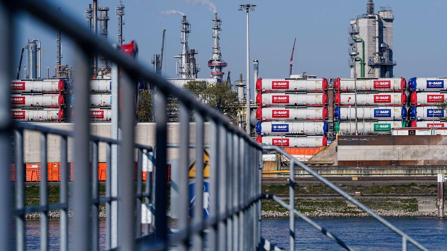 Der Chemiekonzern BASF ist ein industrieller Leuchtturm in Rheinland-Pfalz. (Archivbild) Foto: Uwe Anspach/dpa