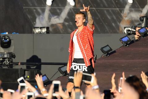 Justin Bieber im Hyde Park 2017.